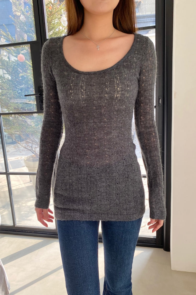 Nikki Sweater | Dark Grey