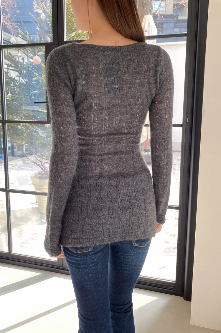 Nikki Sweater | Dark Grey