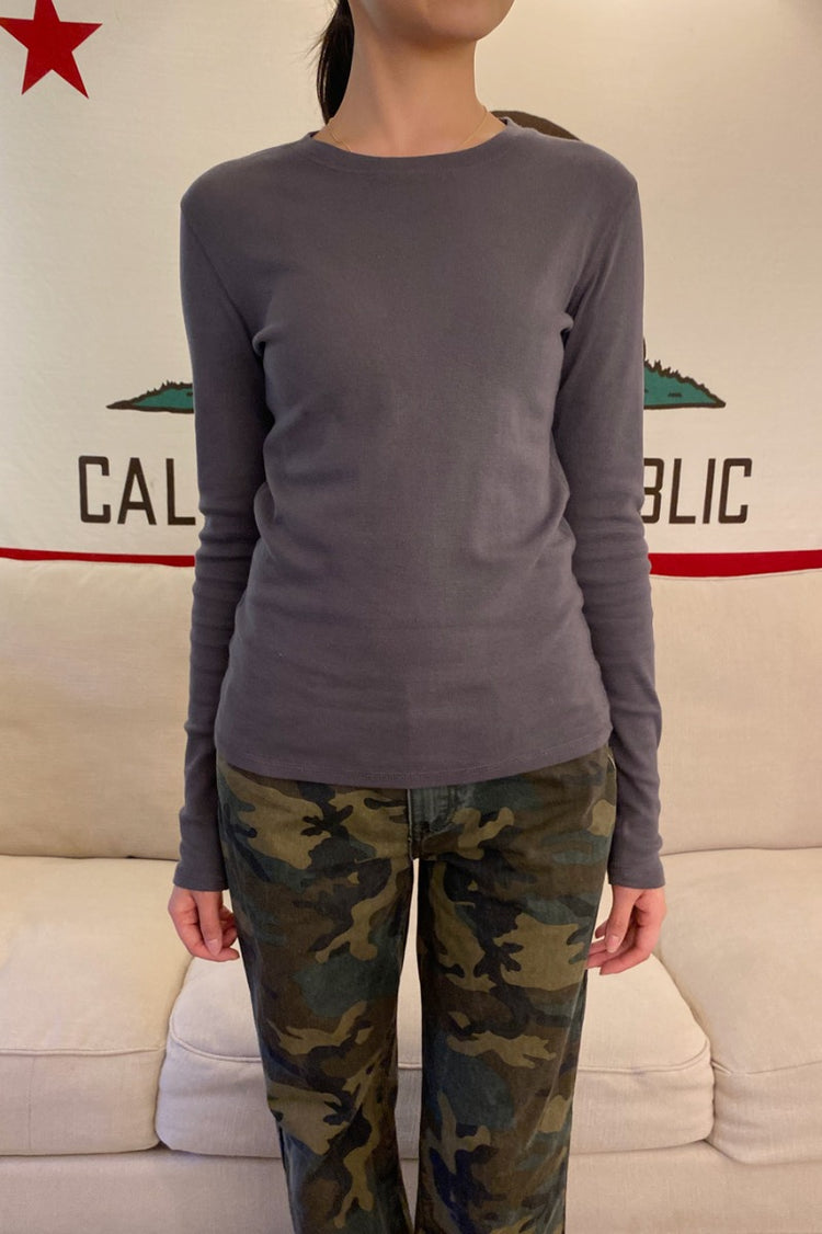 Ainsley Top | Ash Grey / XS/S