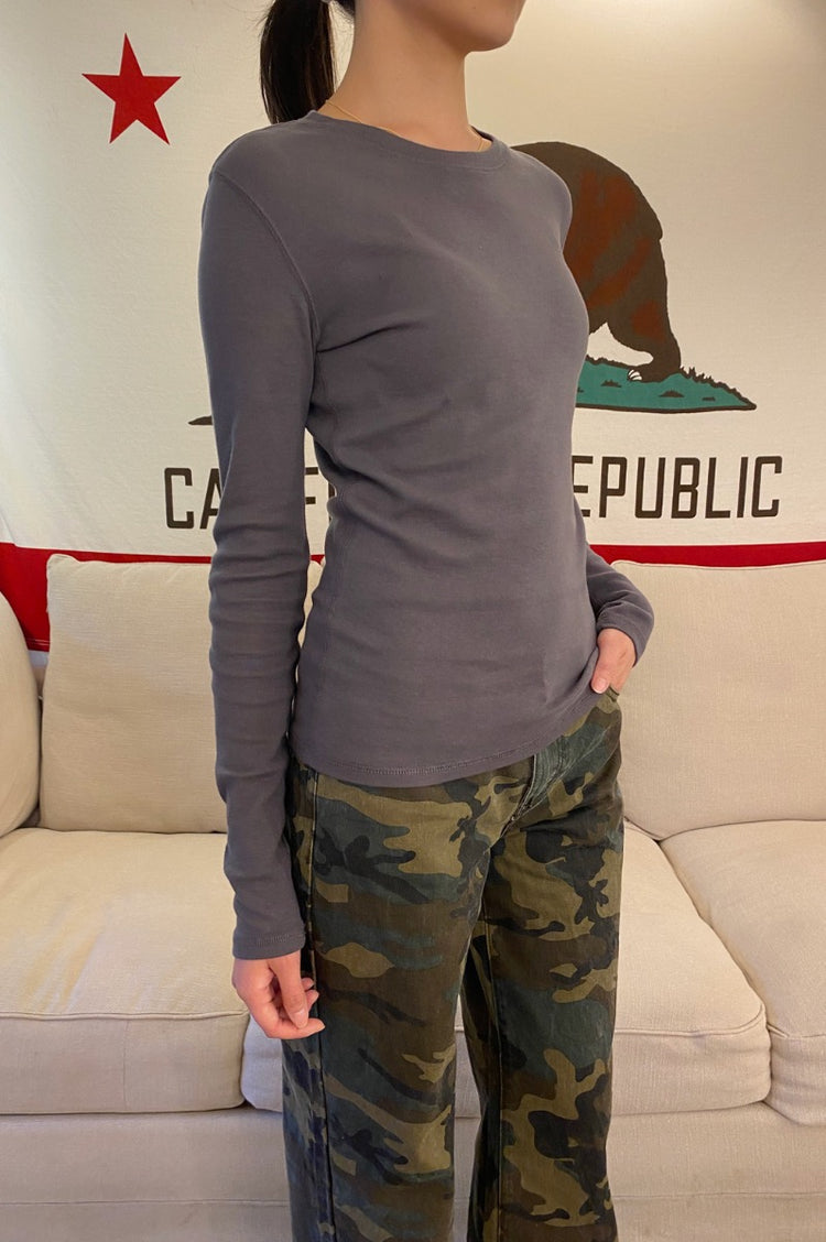 Ainsley Top | Ash Grey / XS/S