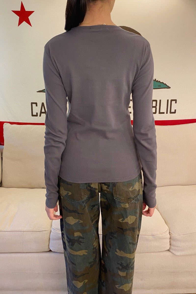 Ainsley Top | Ash Grey / XS/S