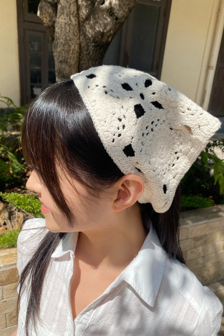 Knit Bandana | Ivory