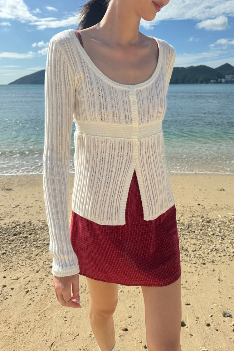 Nikki Sweater | White
