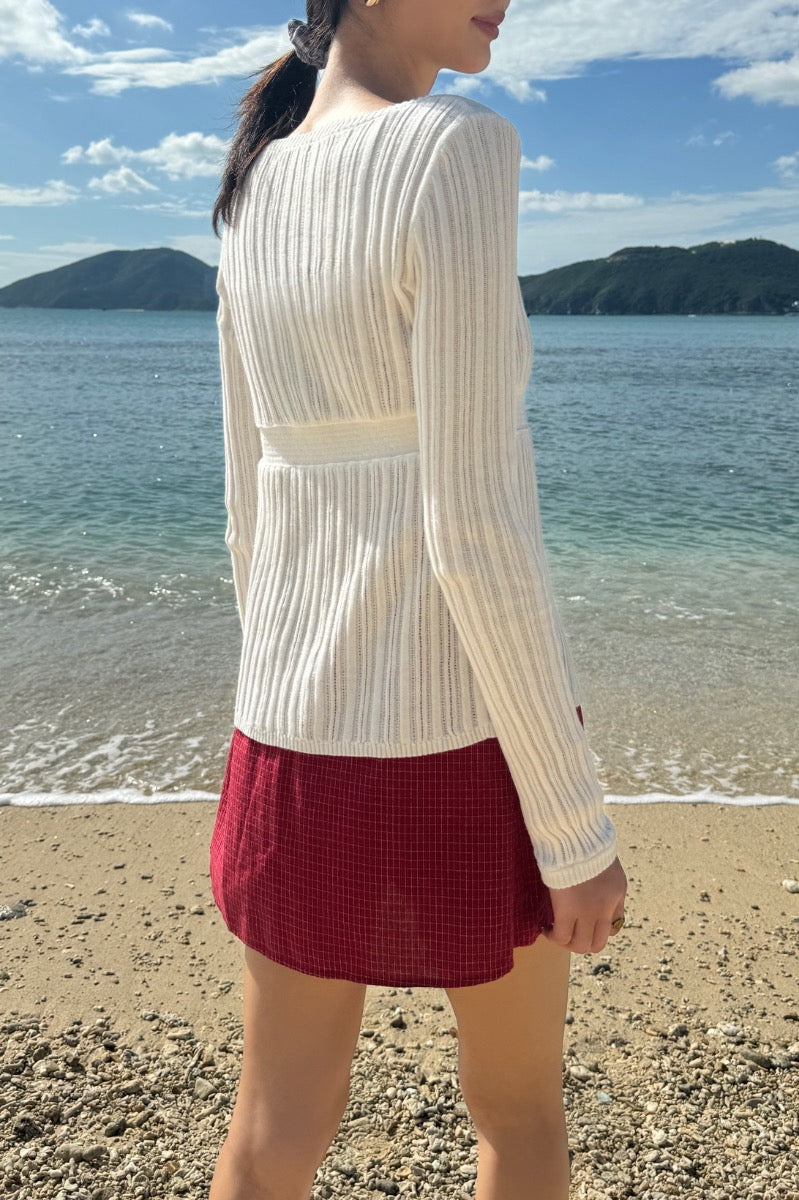 Nikki Sweater | White