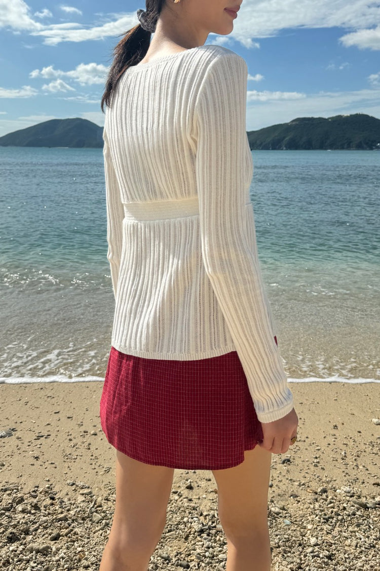 Nikki Sweater | White