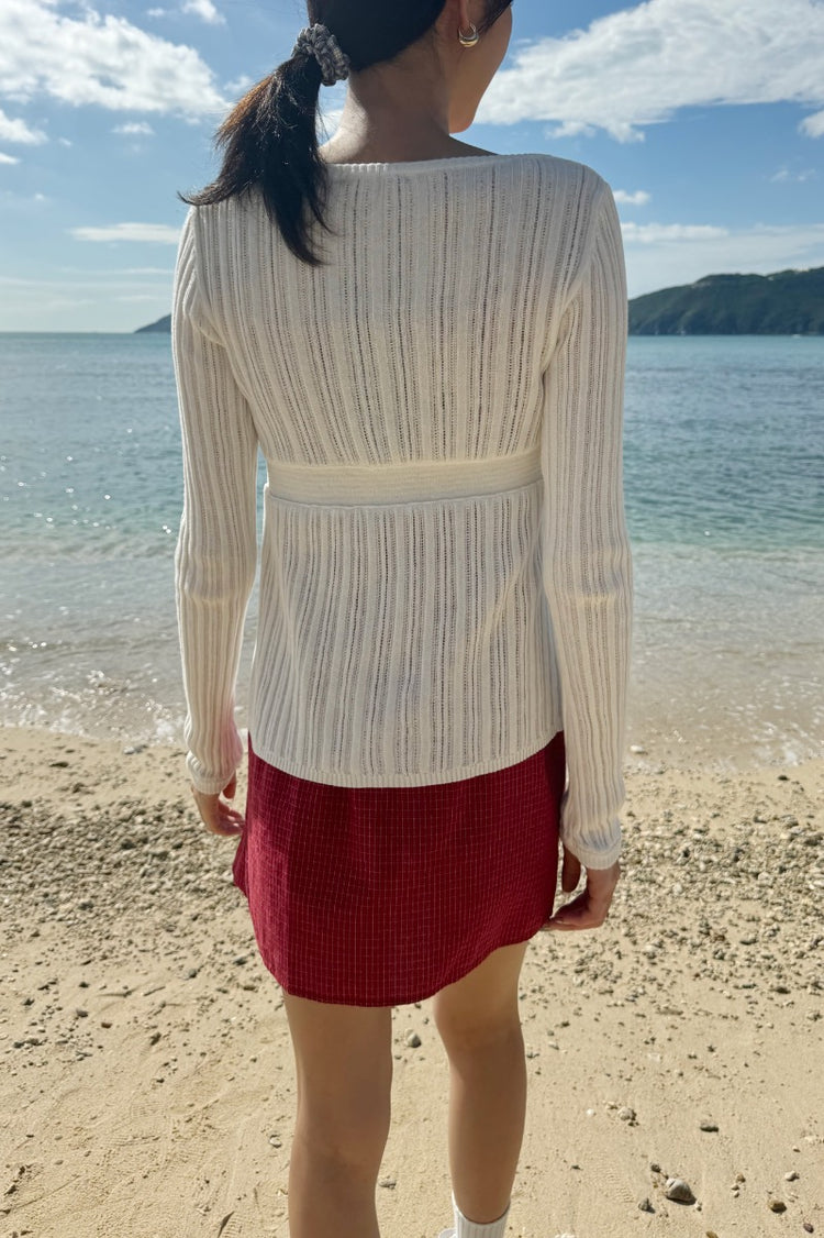 Nikki Sweater | White
