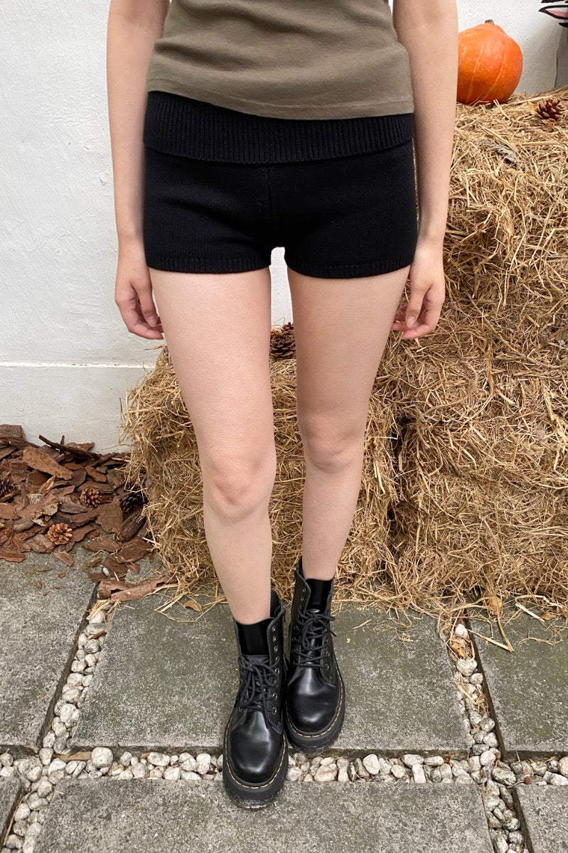 Madelyn Knit Shorts | Black