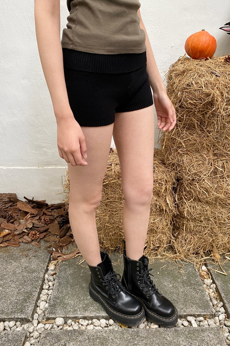 Madelyn Knit Shorts | Black