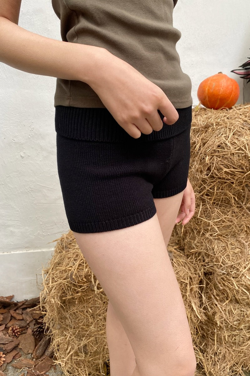 Madelyn Knit Shorts | Black