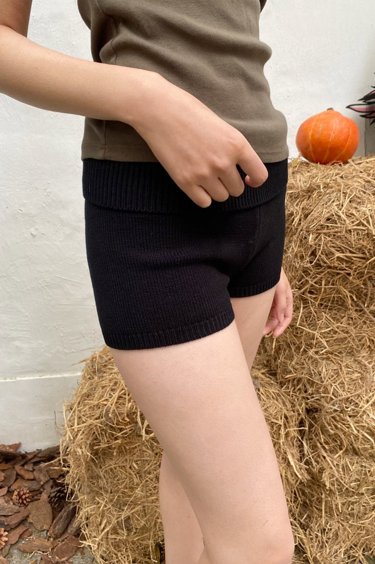 Madelyn Knit Shorts | Black