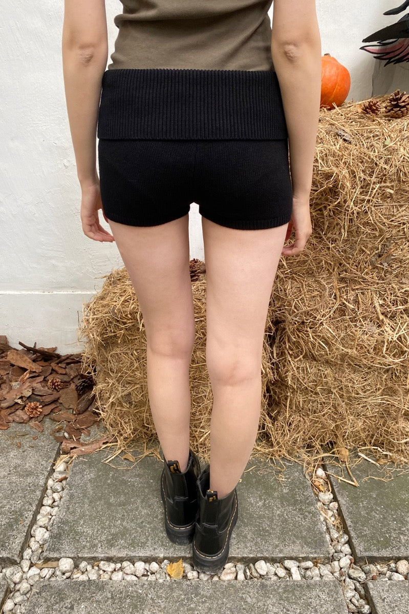 Madelyn Knit Shorts | Black