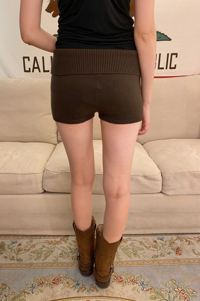 Madelyn Knit Shorts | Mocha