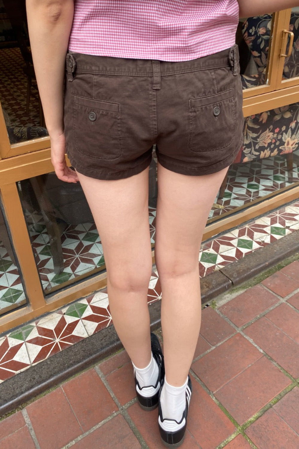 Toria Shorts | Dark Brown / XS/S
