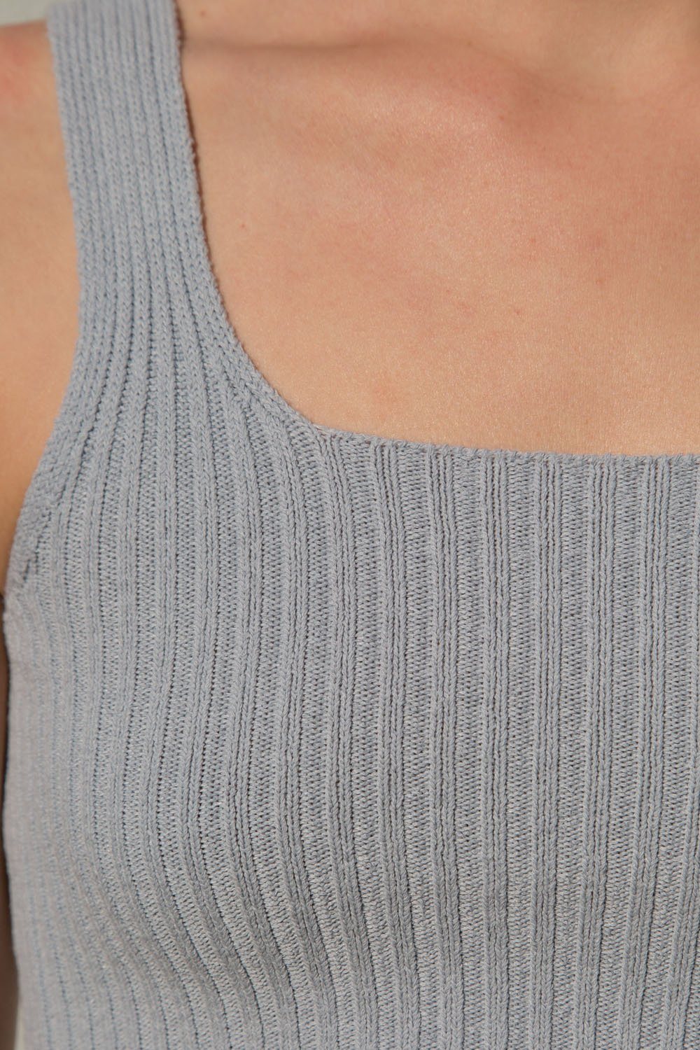 Rina Cropped Tank | Light Blue / XS/S