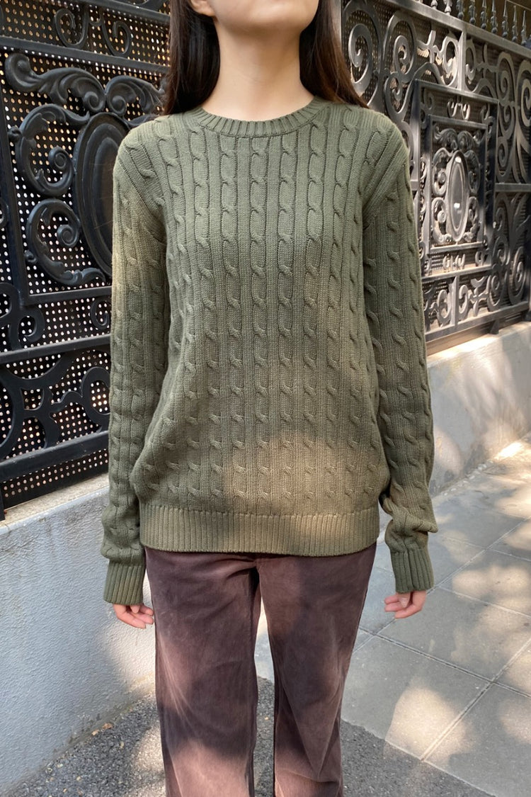 Martha Sweater | Olive Green