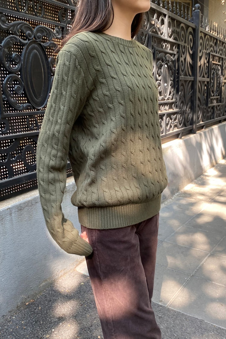 Martha Sweater | Olive Green