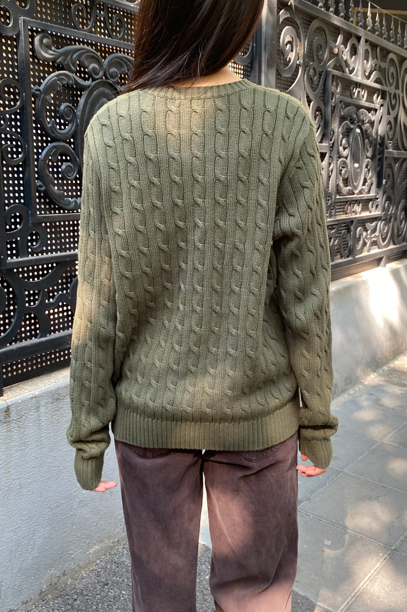 Martha Sweater | Olive Green