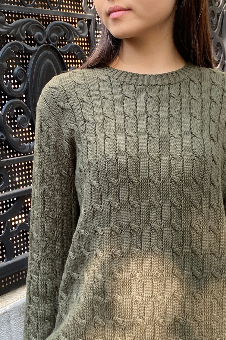 Martha Sweater | Olive Green