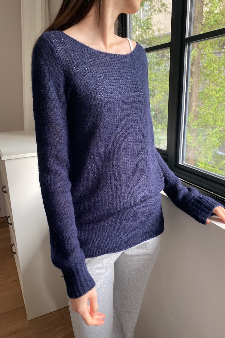 Colette Sweater | Navy Blue