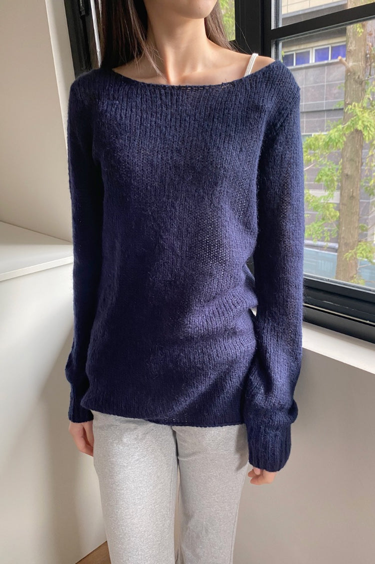 Colette Sweater | Navy Blue