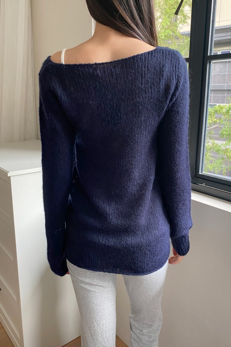 Colette Sweater | Navy Blue