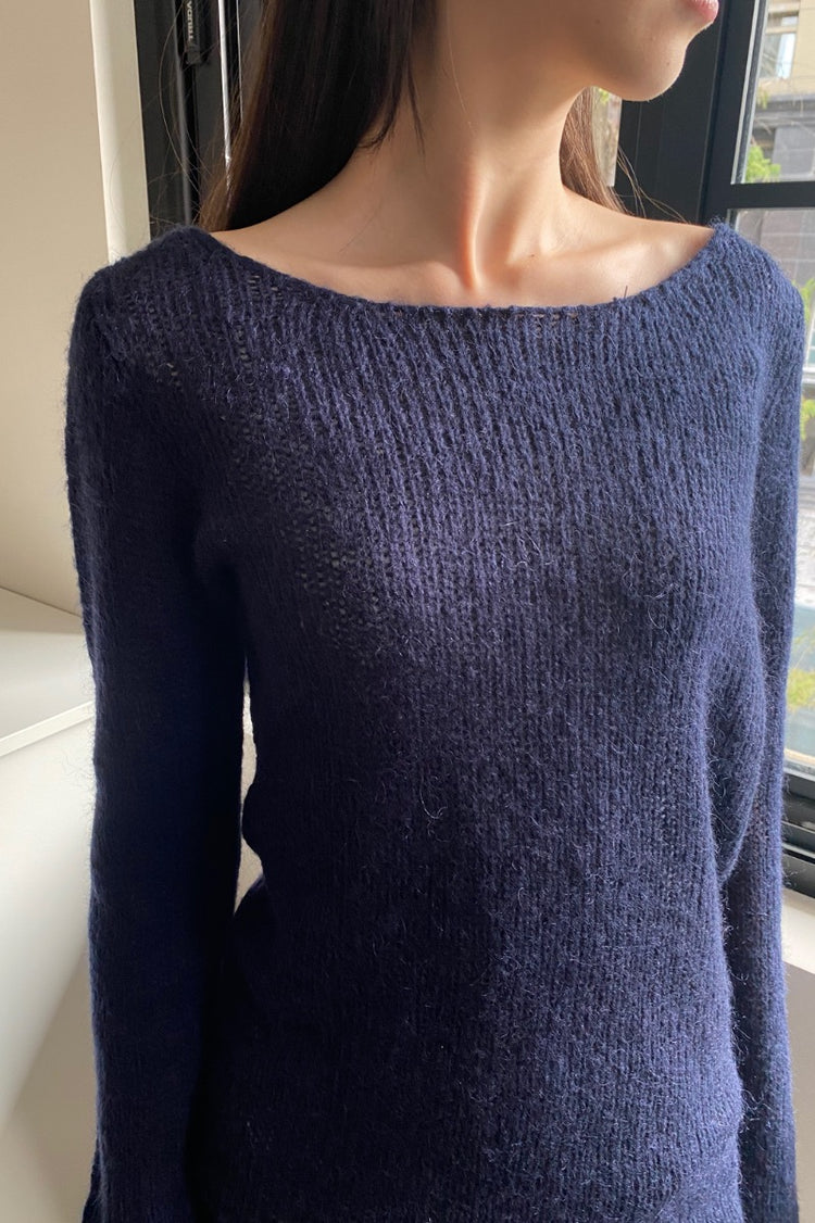 Colette Sweater | Navy Blue