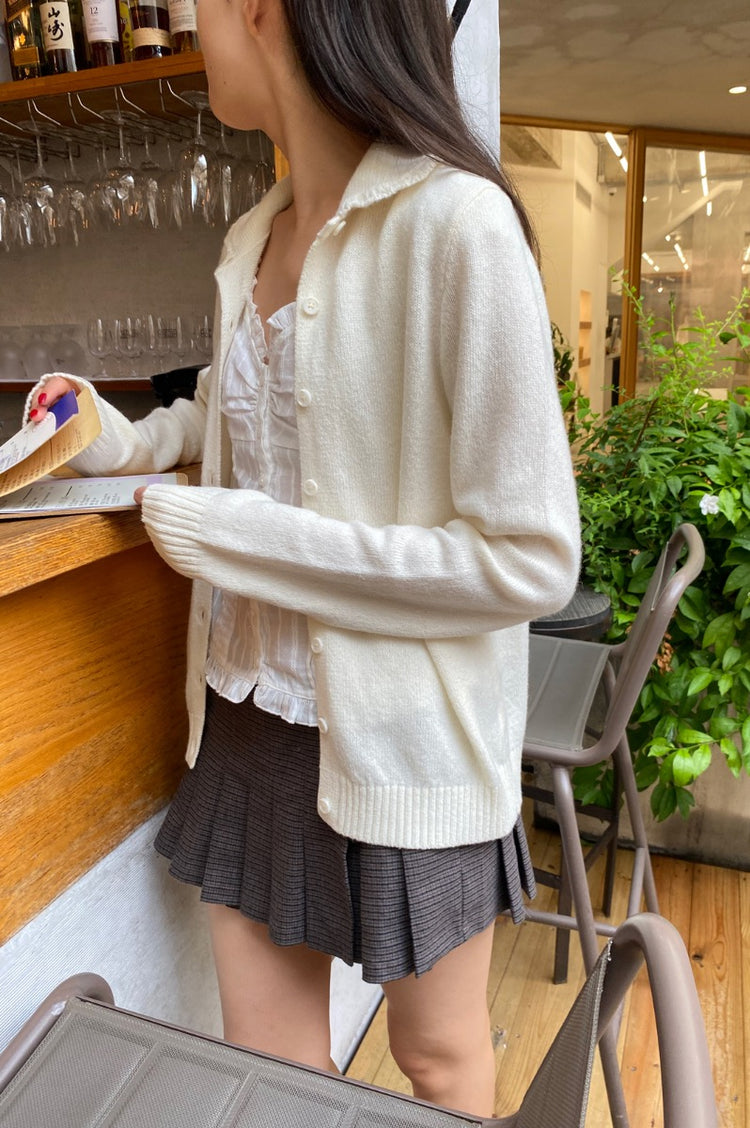 Amalie Cardigan | Ivory / XS/S