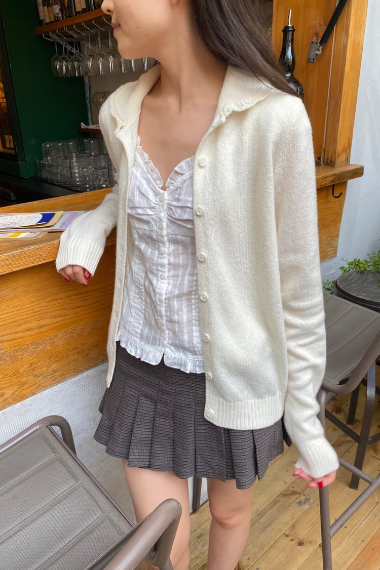 Amalie Cardigan | Ivory / XS/S