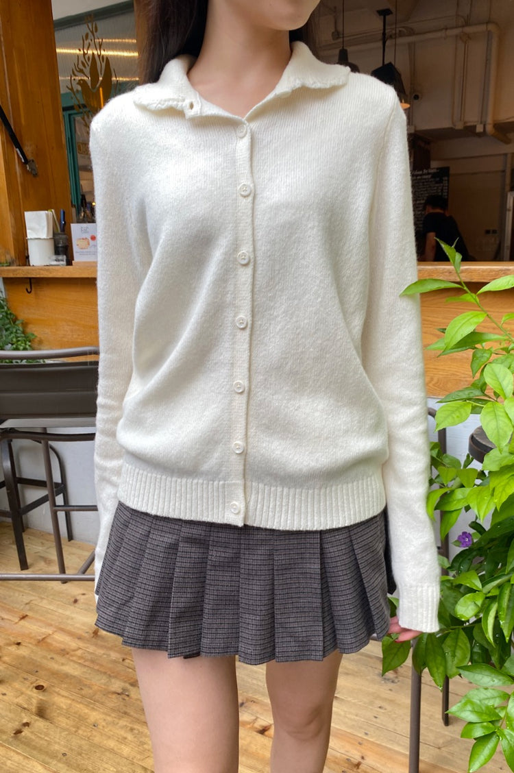 Amalie Cardigan | Ivory / XS/S