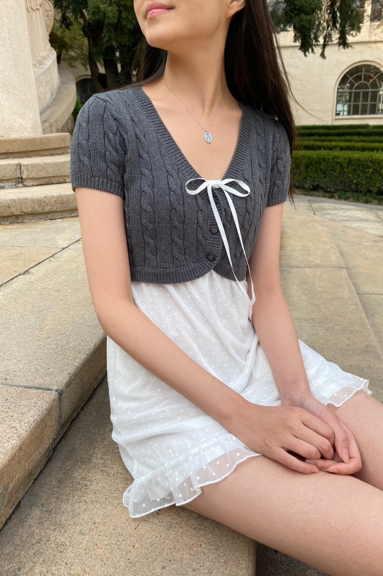 Zoa Cardigan | Heather Grey / XS/S