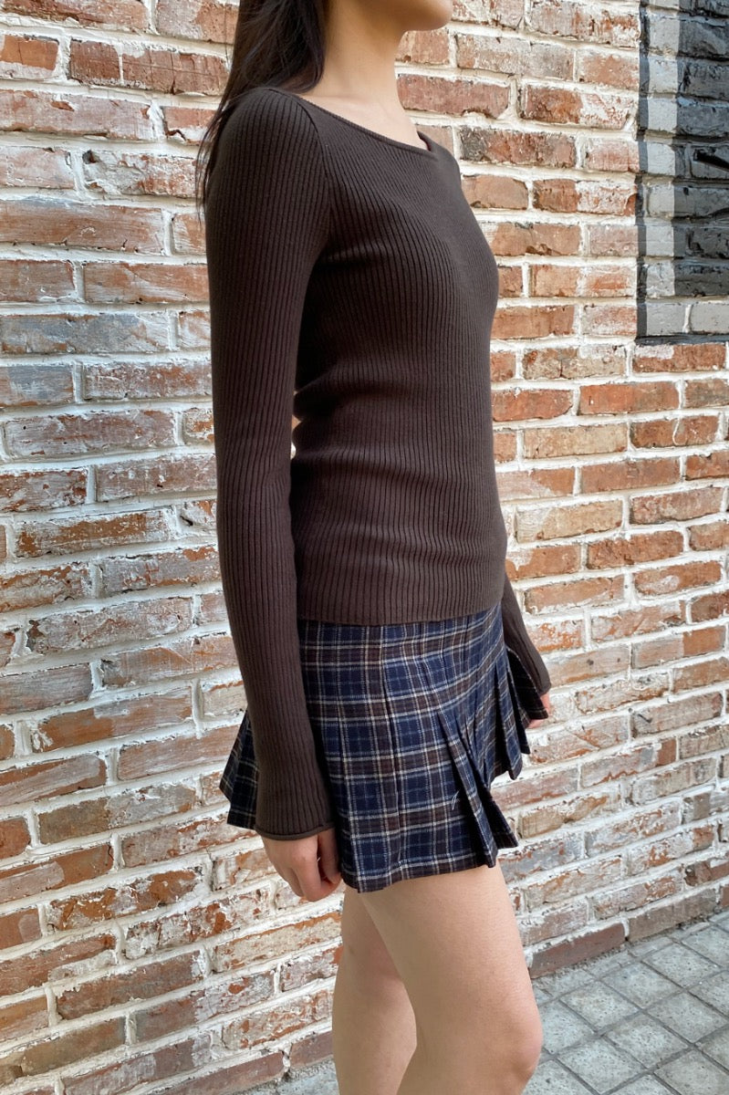 Zelly Top | Brown/ XS/S