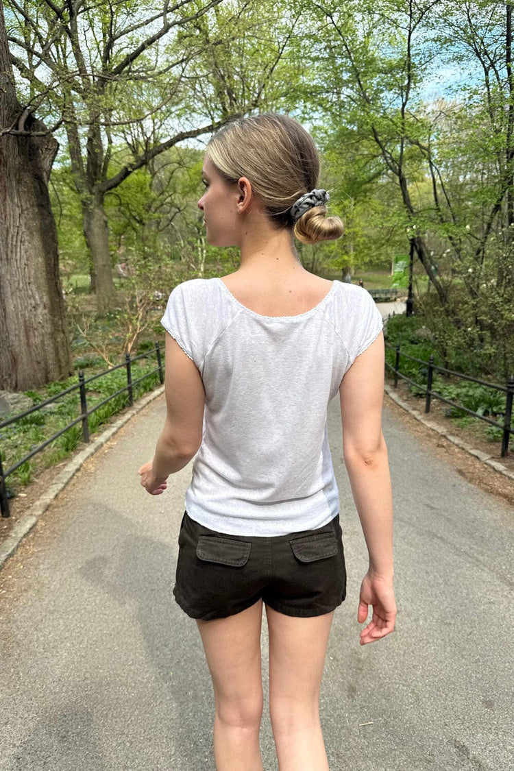 Noa Top | Light Heather Grey / XS/S