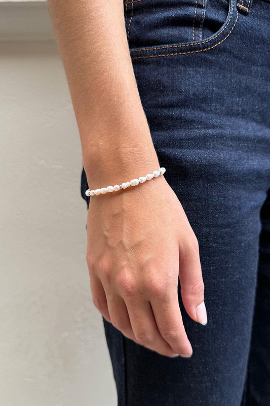 Pearl And Gold Bracelet