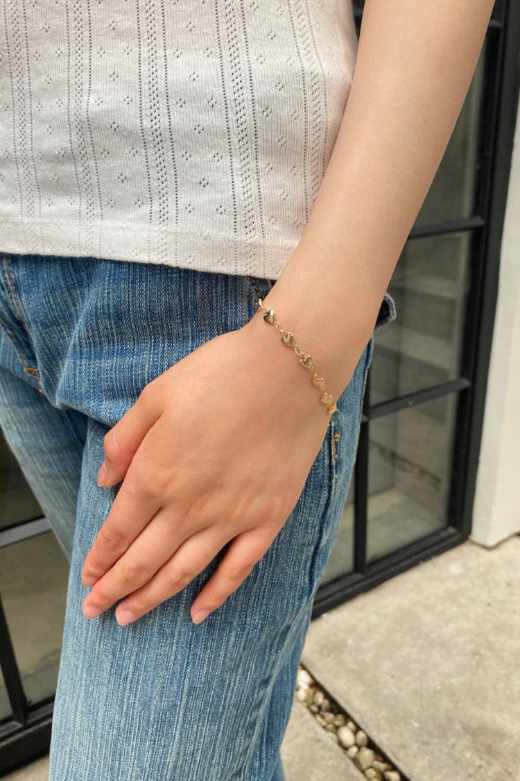 Hearts Bracelets | Gold