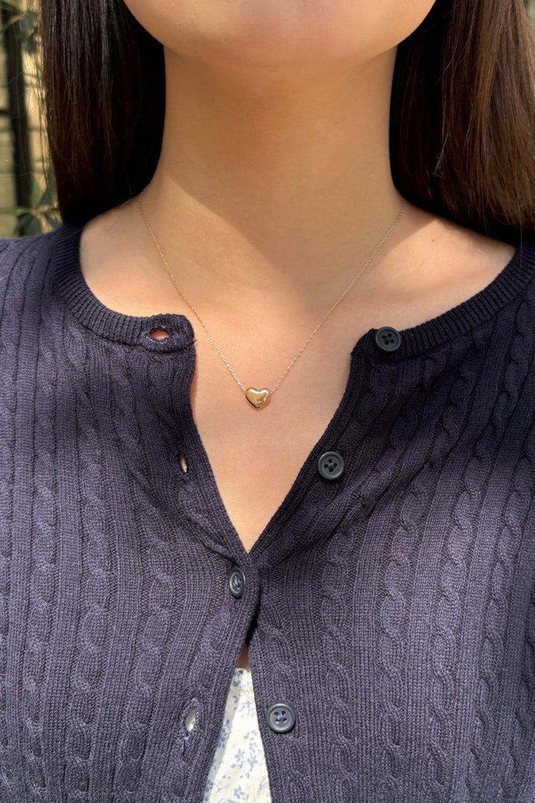 Heart Necklace | Gold