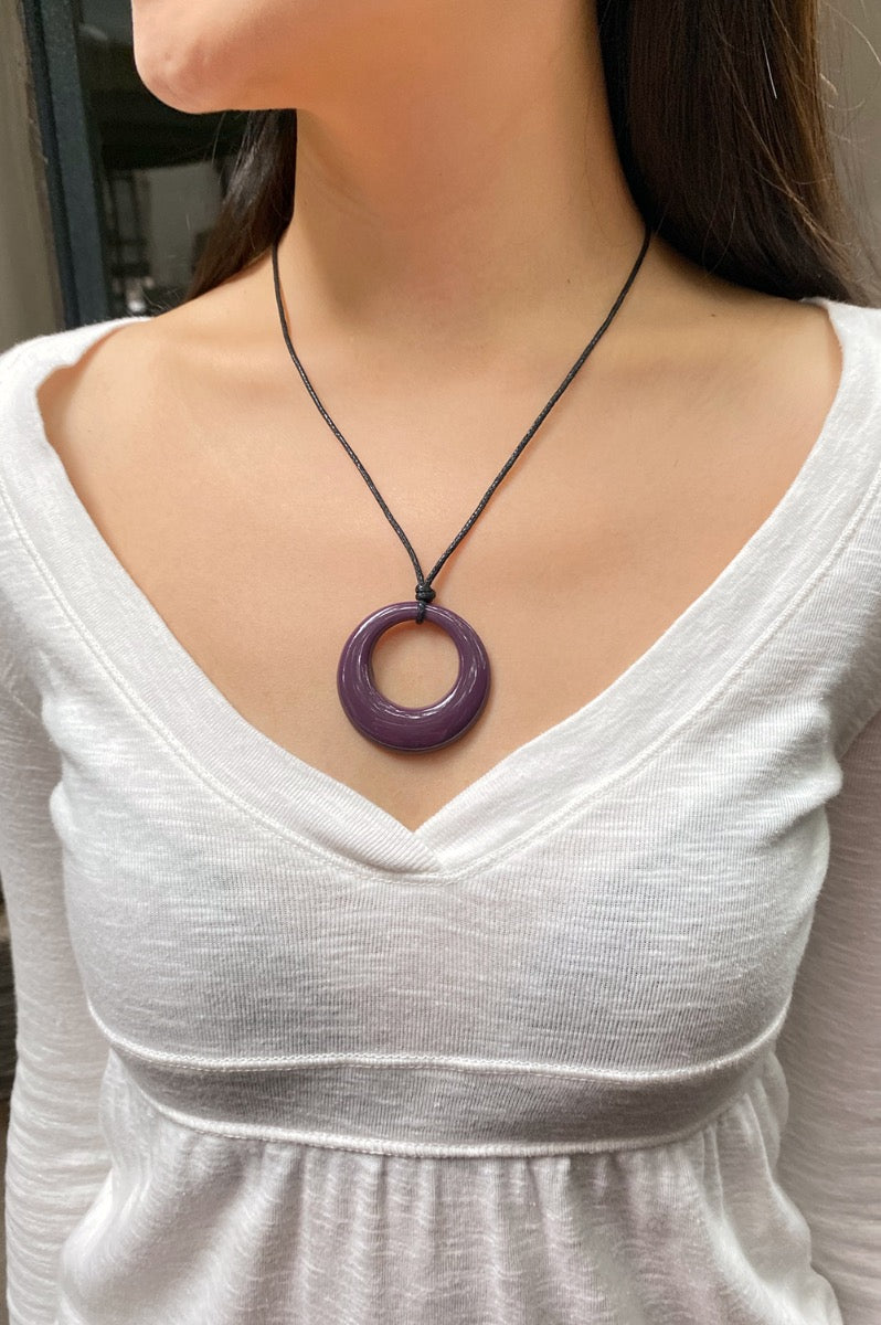 Rope Necklace | Purple
