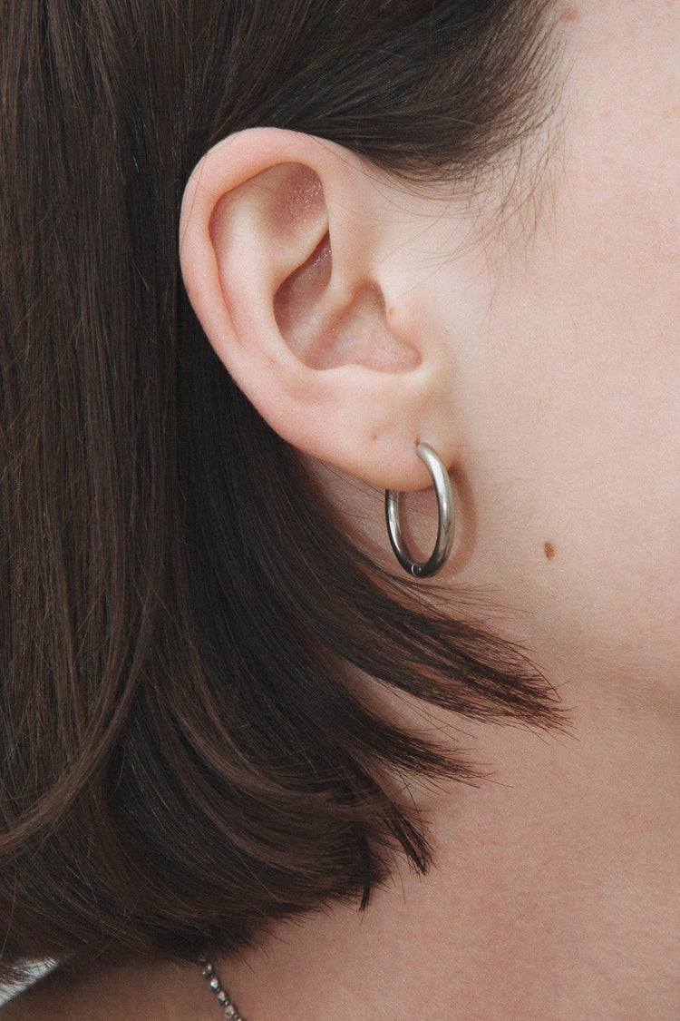 Hoop Earrings | Silver