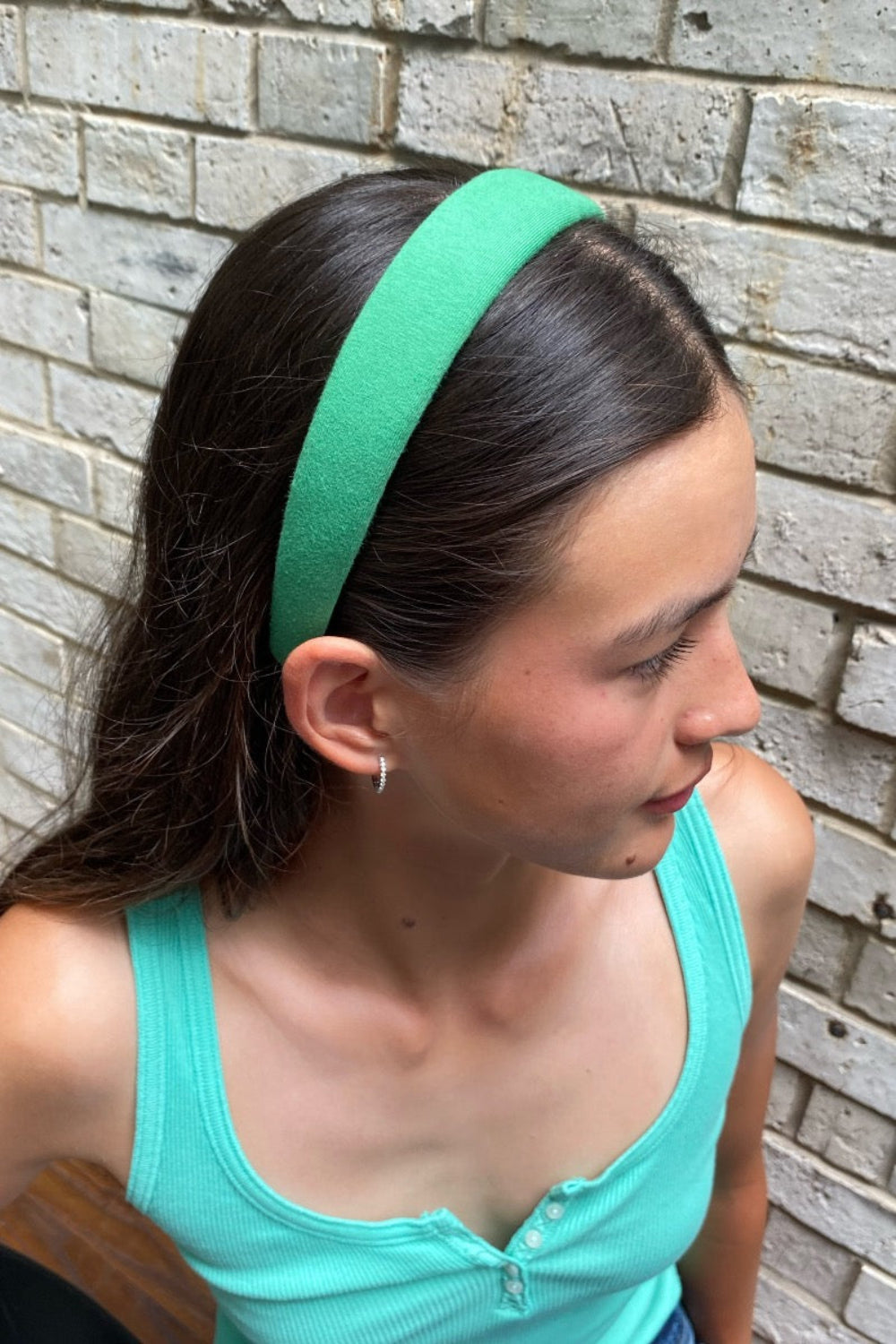 Solid Headband | Electric Lime Green