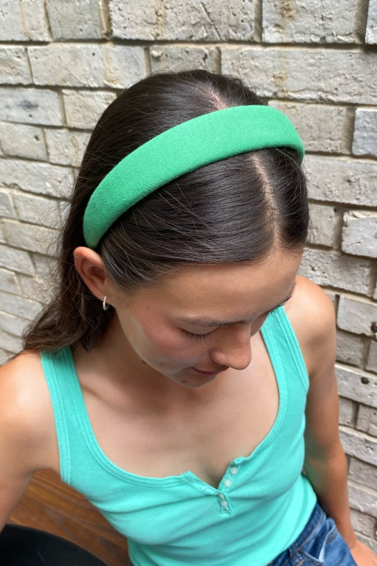 Solid Headband | Electric Lime Green