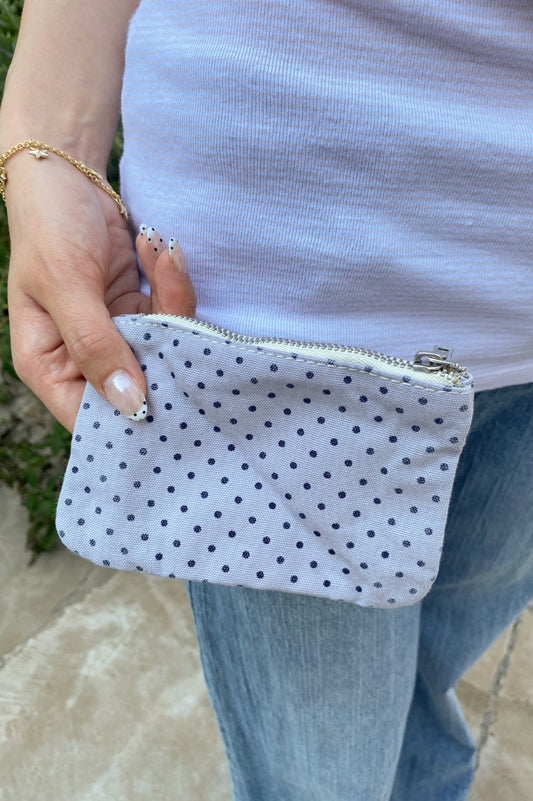 Polka Dot Coin Purse