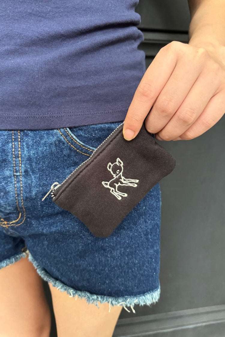 Deer Coin Purse | Black