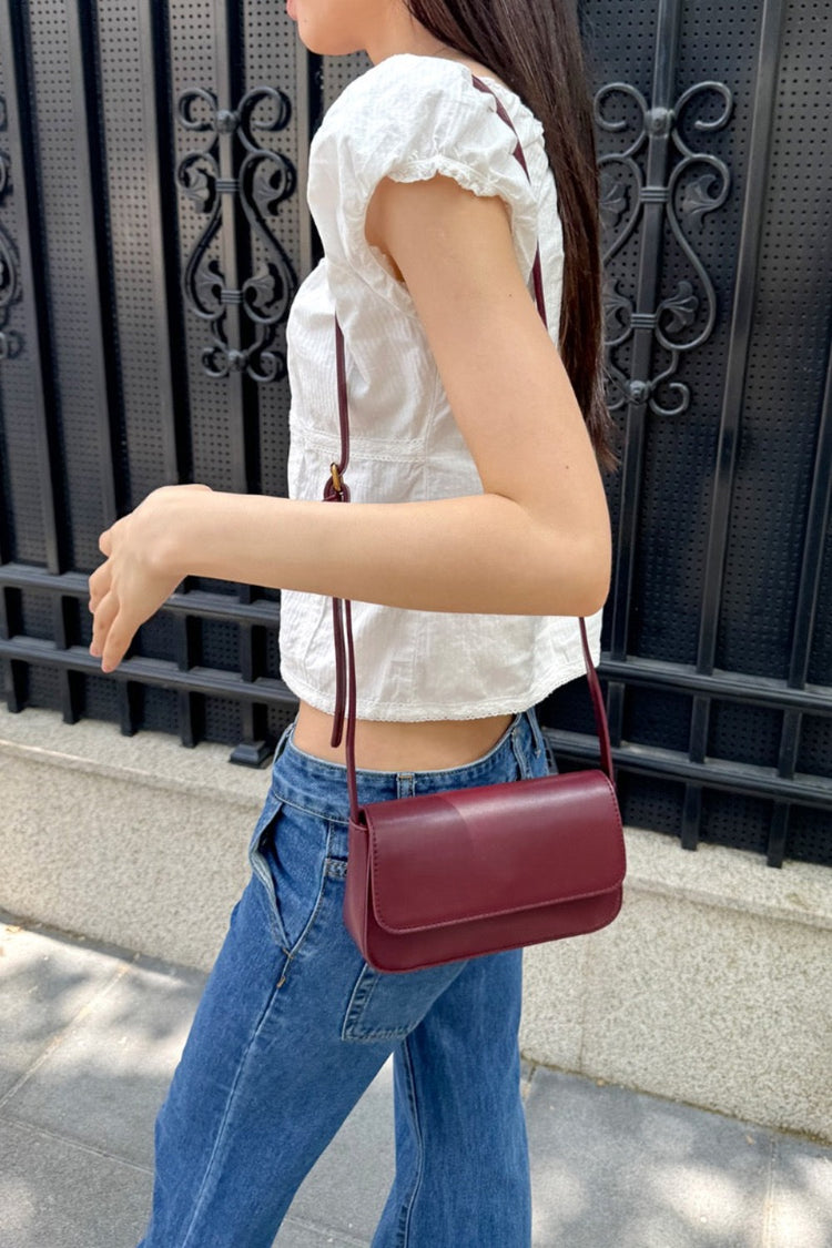 Mini Shoulder Bag | Burgundy