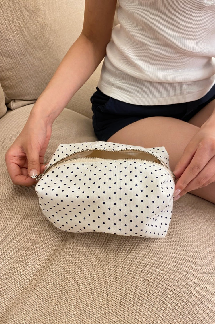 Polka Dot Makeup Bag | Polka Dot Makeup Bag