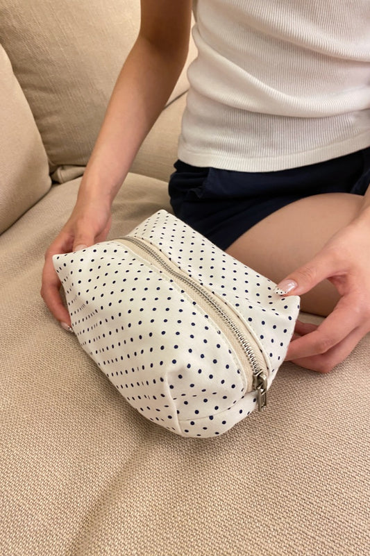 Polka Dot Makeup Bag