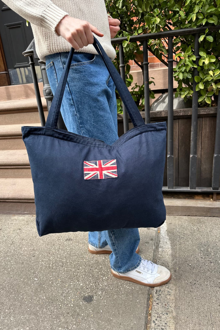 Flag Tote Bag | Navy Blue