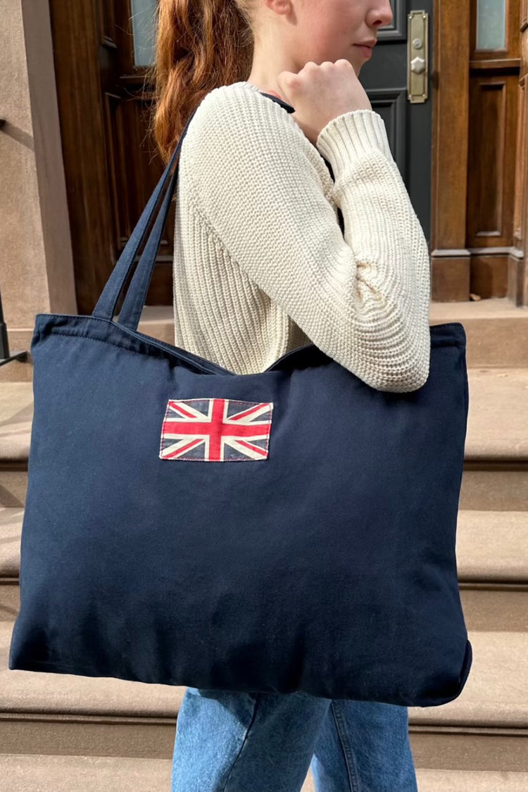 Flag Tote Bag | Navy Blue