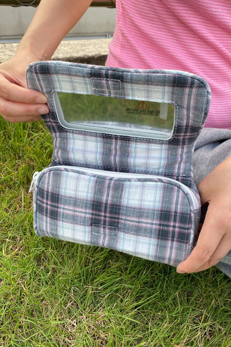Plaid Makeup Bag | Plaid Makeup Bag