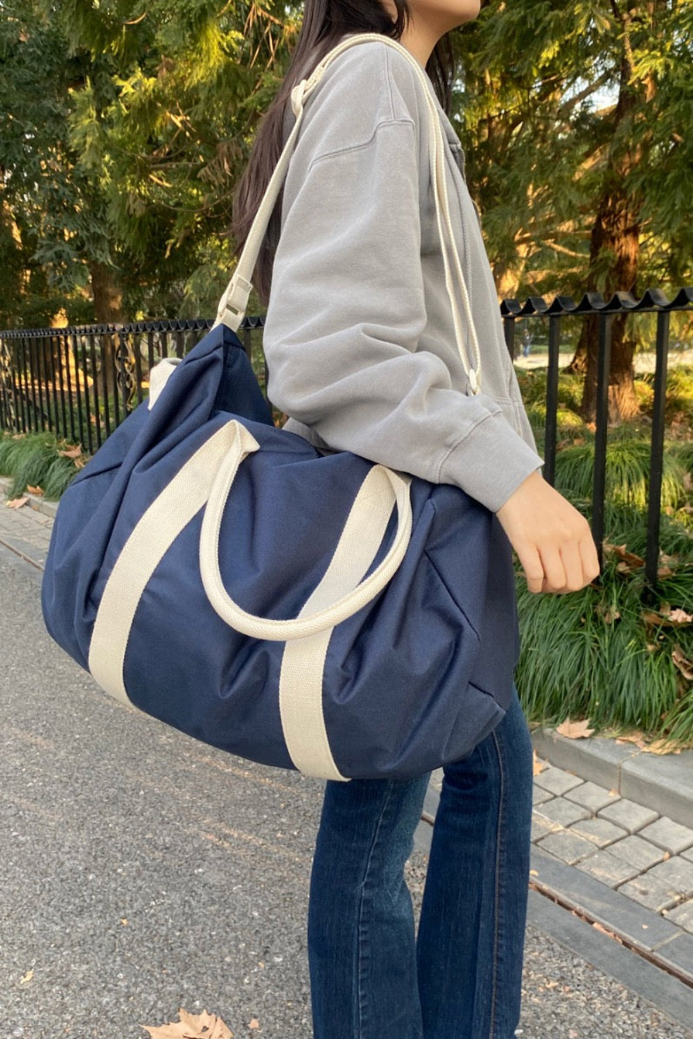 Duffle Bag | Faded Blue Navy