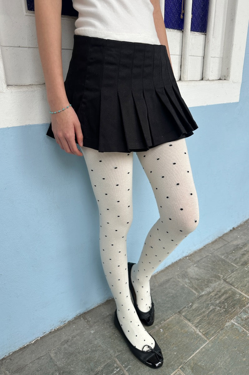 Polka Dots Socks | White