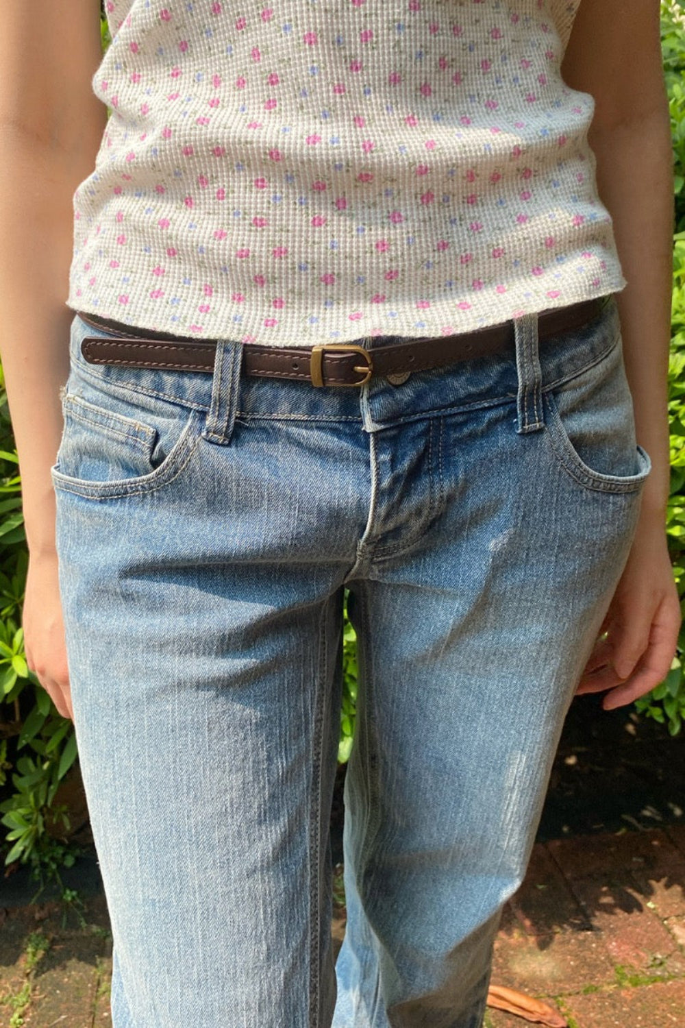 Thin Belt | Dark Brown